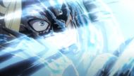Armored All Might replicating Shoto's Ice Quirk (Image Source: Studio Bones)
